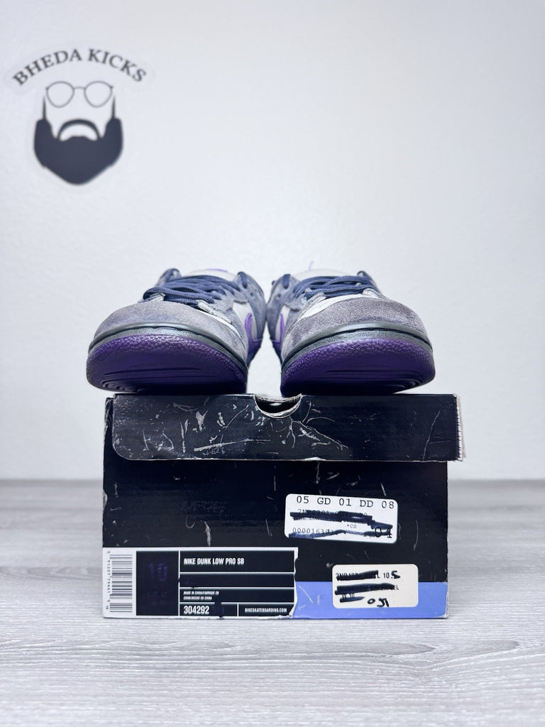 Size 10.5 - Nike SB Dunk Low Pro Purple Pigeon 2006 304292-051 Preowned