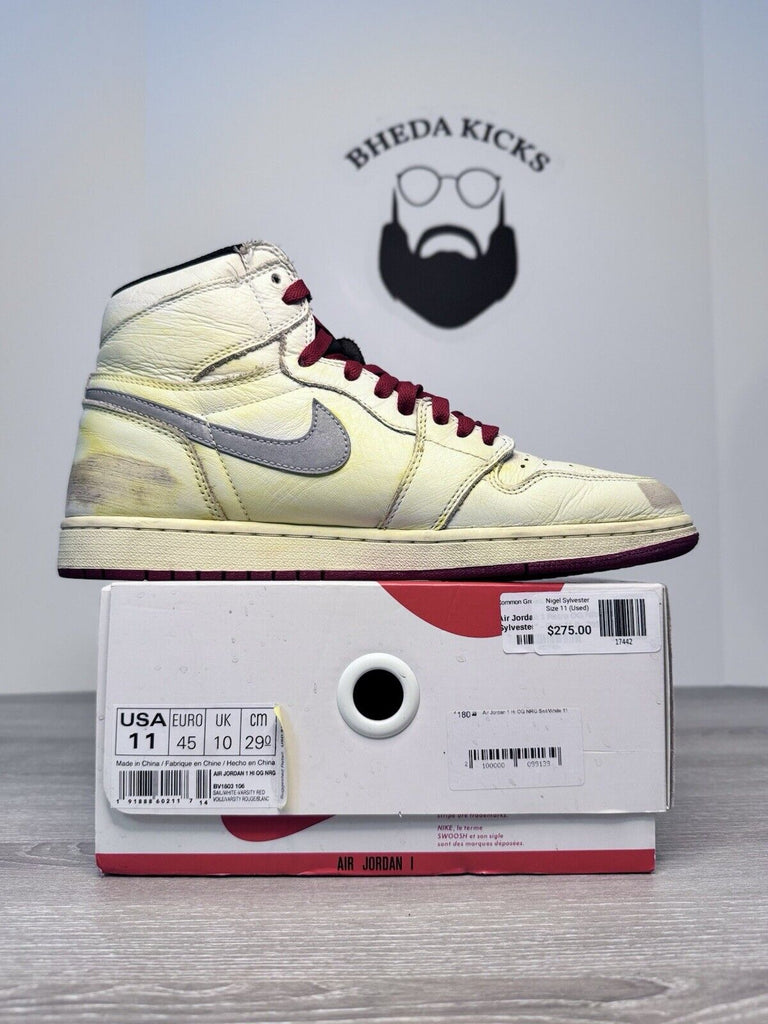 Size 11 - Air Jordan 1 Retro High OG Nigel Sylvester Preowned BV1803-106