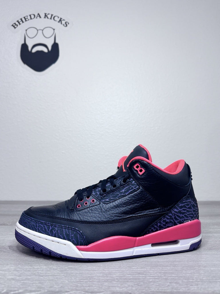Size 10.5 - Jordan 3 Retro Crimson 2013 136064-005 Preowned Authentic