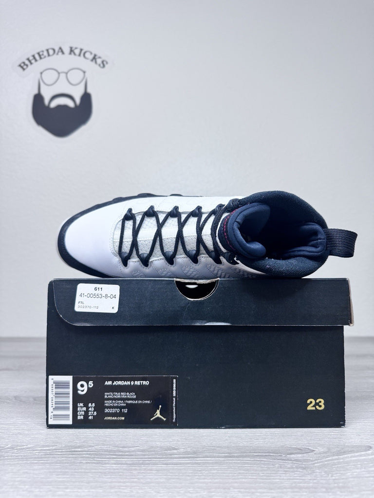Size 9.5 - Air Jordan 9 Retro Space Jam 2016 Black Red White 302370-112 Men’s