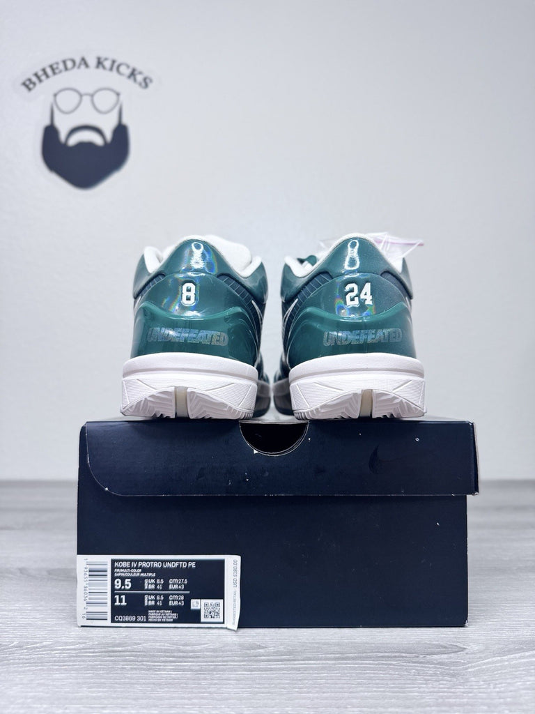Size 9.5 - Nike Zoom Kobe 4 Protro x Undefeated Milwaukee Bucks (CQ3869-301) New