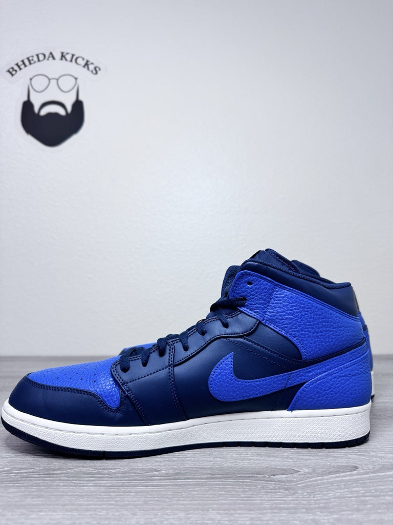 Size 16 - Nike Air Jordan 1 Mid Obsidian Game Royal 2018 554724-412