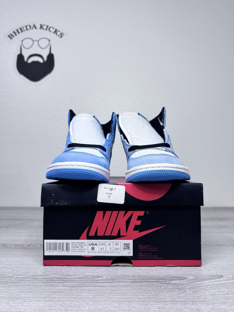 Size 8 - Jordan 1 Retro OG High University Blue 555088-134 NEW DS