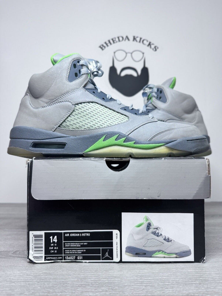 Size 14 - Jordan 5 Retro Green Bean 2006 136027-031 OG Authentic