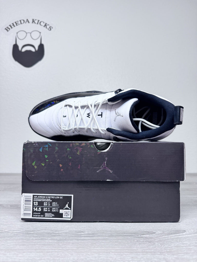 Size 13 - Nike Air Jordan 12 Low GC '25 Years In China' White Black DO8726-100
