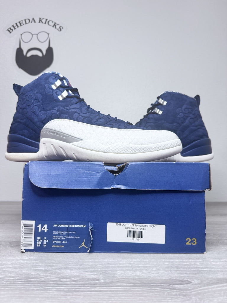 Size 14 - Air Jordan 12 Retro International Flight BV8016-445 Preowned