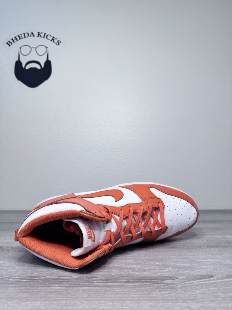 Size 15 - Nike Dunk High Syracuse Sneakers Shoes Mens Orange White DD1399-01