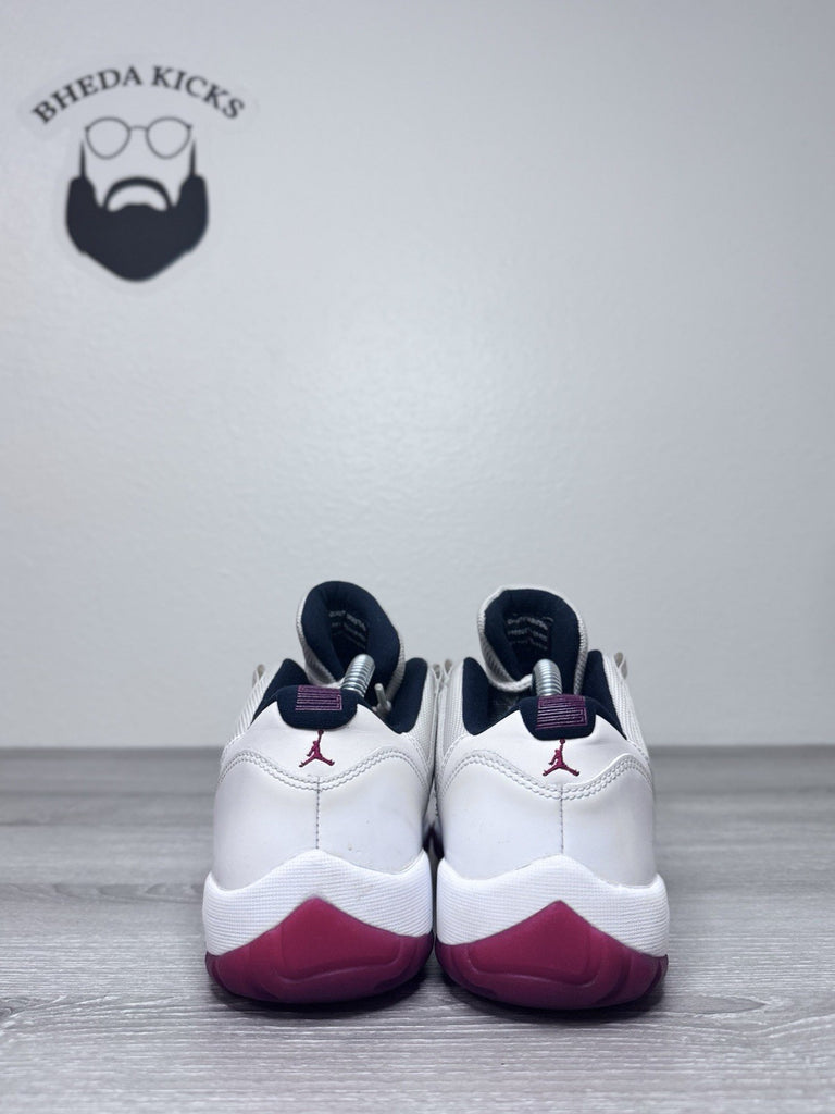 Size 8 - Nike Air Jordan 11 Retro Low Cherry Bottom 2012 528895-101 Red White