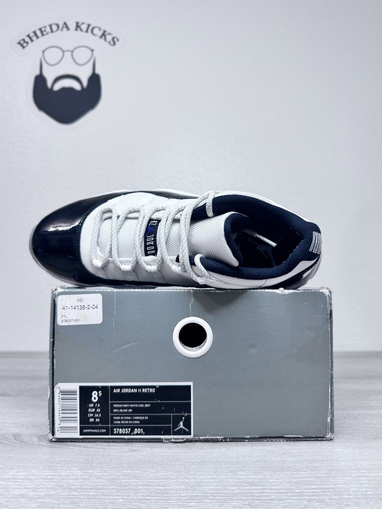 Size 8.5 - Nike Air Jordan 11 Retro Low Concord 528895-153 Preowned Clean