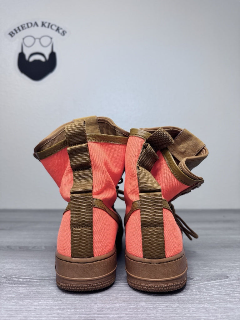 Size 8.5 - Nike SF AF1 Special Forces Air Force 903270-778 Desert Ochre Orange
