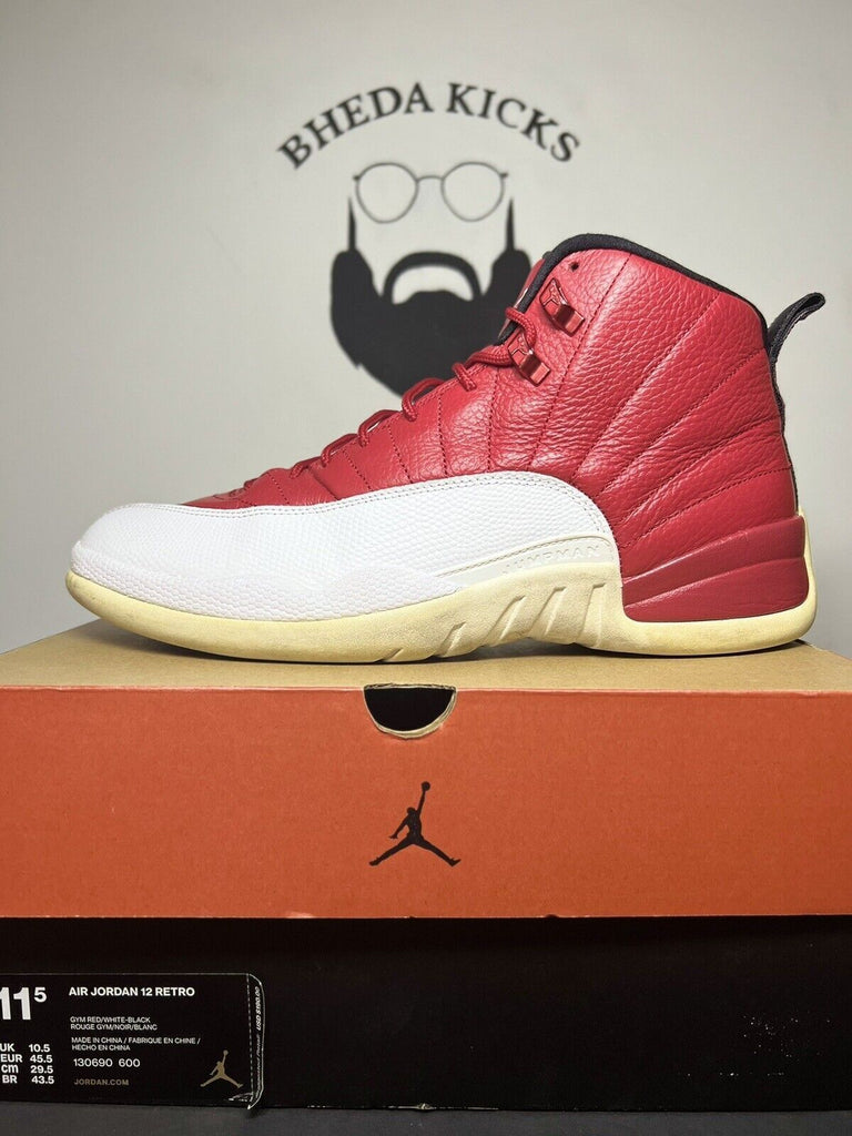 Size 11.5 - Jordan 12 Retro Gym Red 2016 130690-600 Preowned Og Rare Authentic