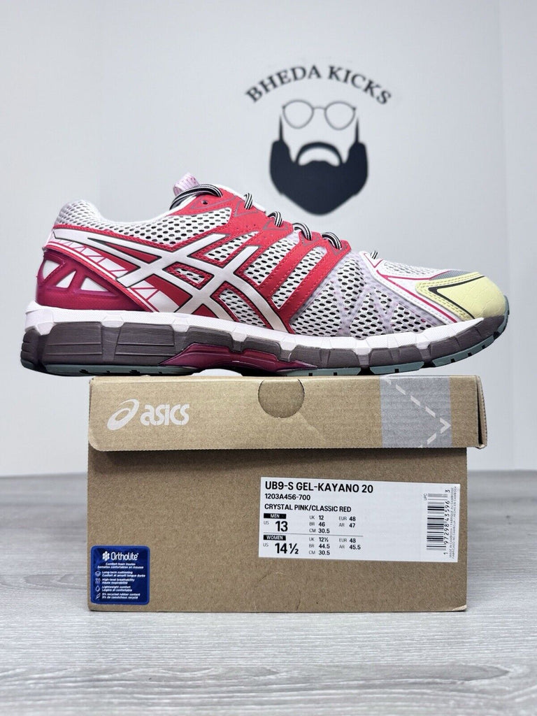 Size 13 - Asics Sportstyle UB9-S Gel-Kayano 20 Crystal Pink Red 1203A456-700