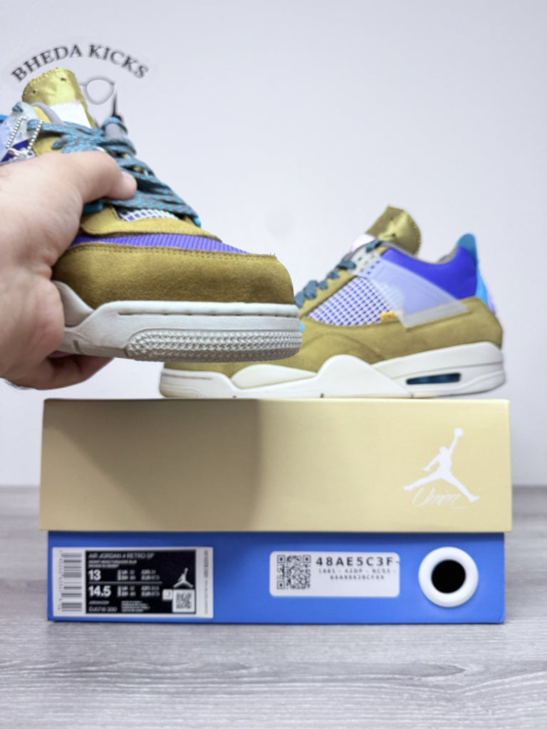 Size 13 - Air Jordan 4 Retro Union LA Desert Moss DJ5718-300 Preowned Authentic