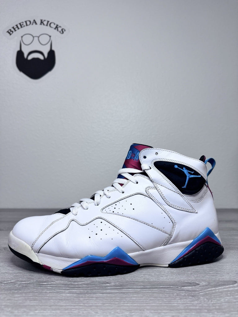 Size 13 - Nike Air Jordan 7 VII Retro Orion White Leather Sneaker 304775-105