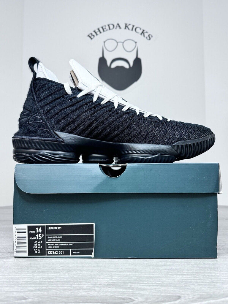 Size 14 - Nike LeBron 16 XVI Four Horsemen Black White Men’s CI7862-001 NEW DS