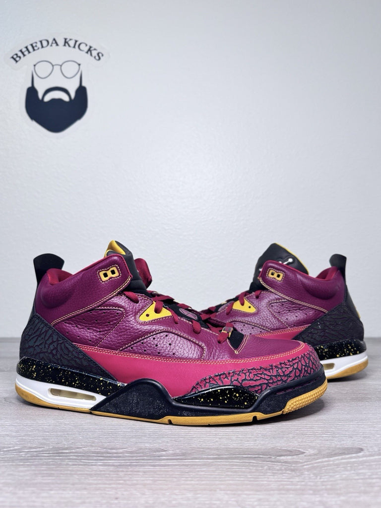 Size 15 - Jordan Son of Mars Low Team Red Gold 2013 Mens 580603-607 Preowned