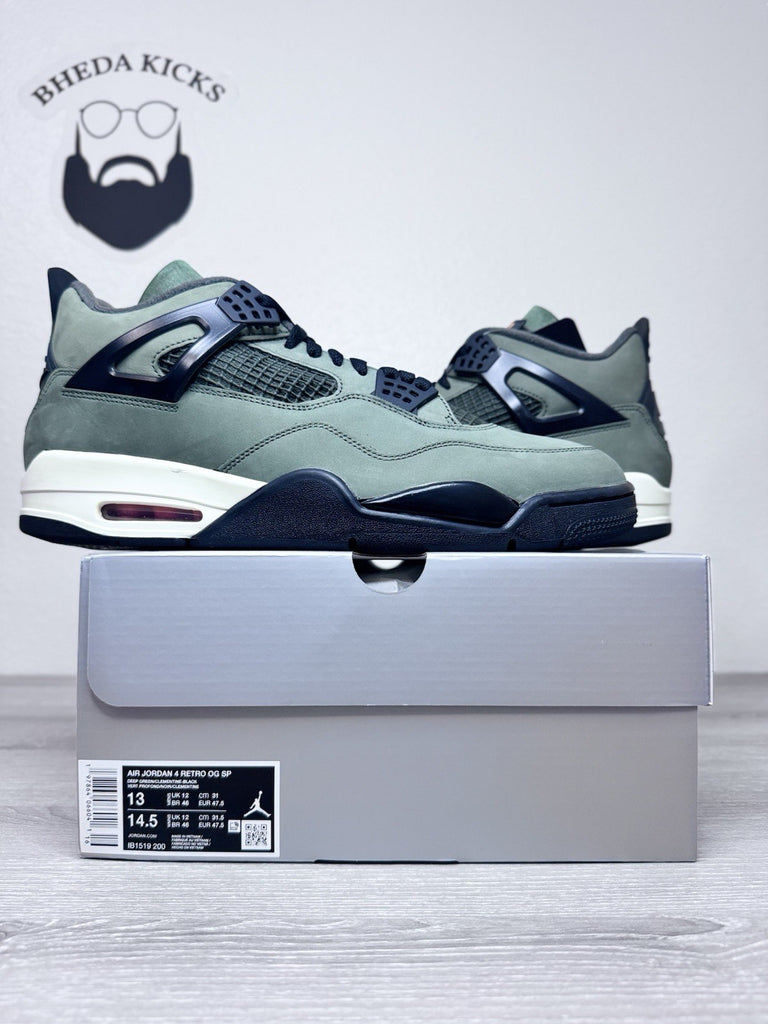 Size 13 - Undefeated x Air Jordan 4 Retro 2025 IB1519-200 Brand New