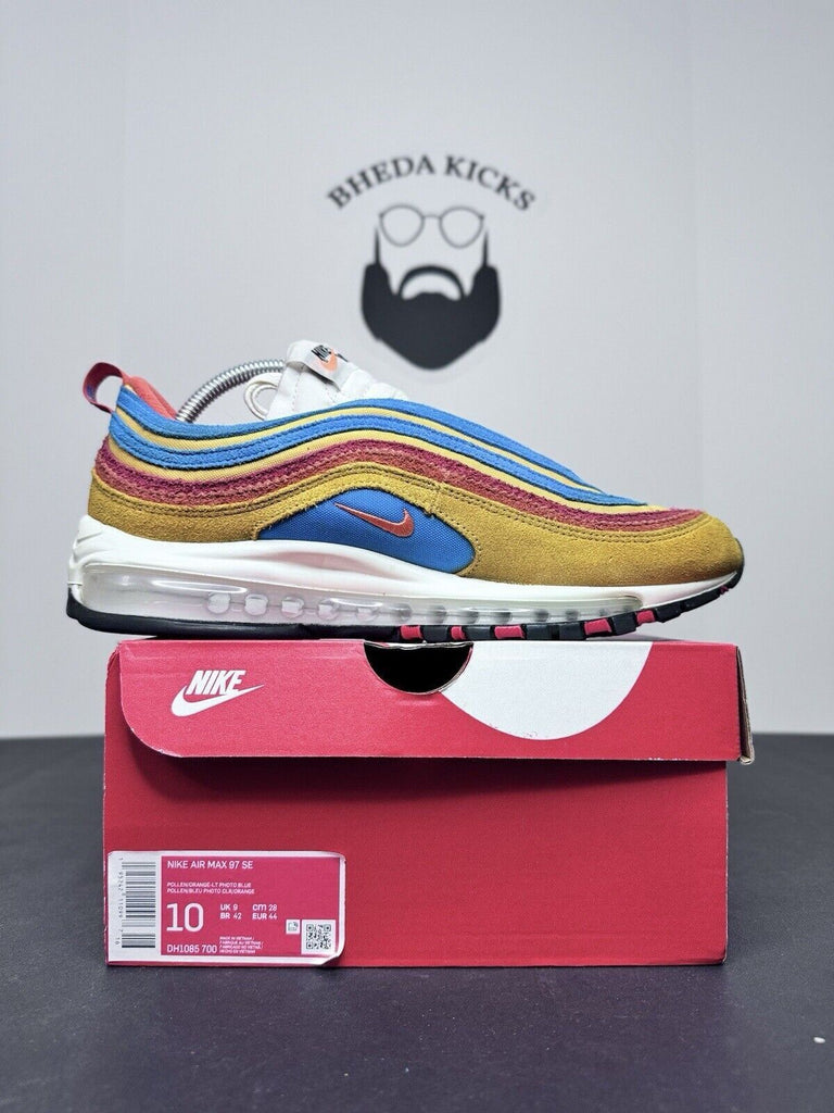 Nike Air Max 97 SE AMRC Running Club Pollen Orange DH1085-700 Men's Size 10