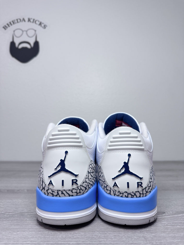 Size 16 - Nike Air Jordan 3 UNC White Blue Grey North Carolina CT8532-104