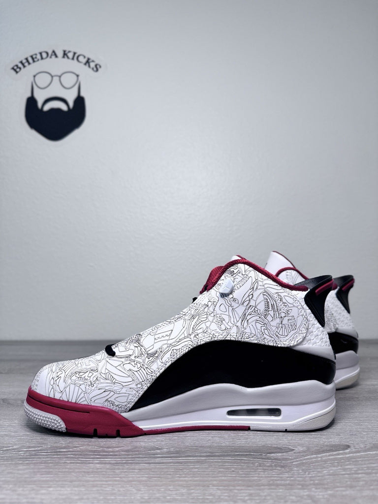 Size 10 - Nike Air Jordan Dub Zero White Black Red 311046-116 NEW DS