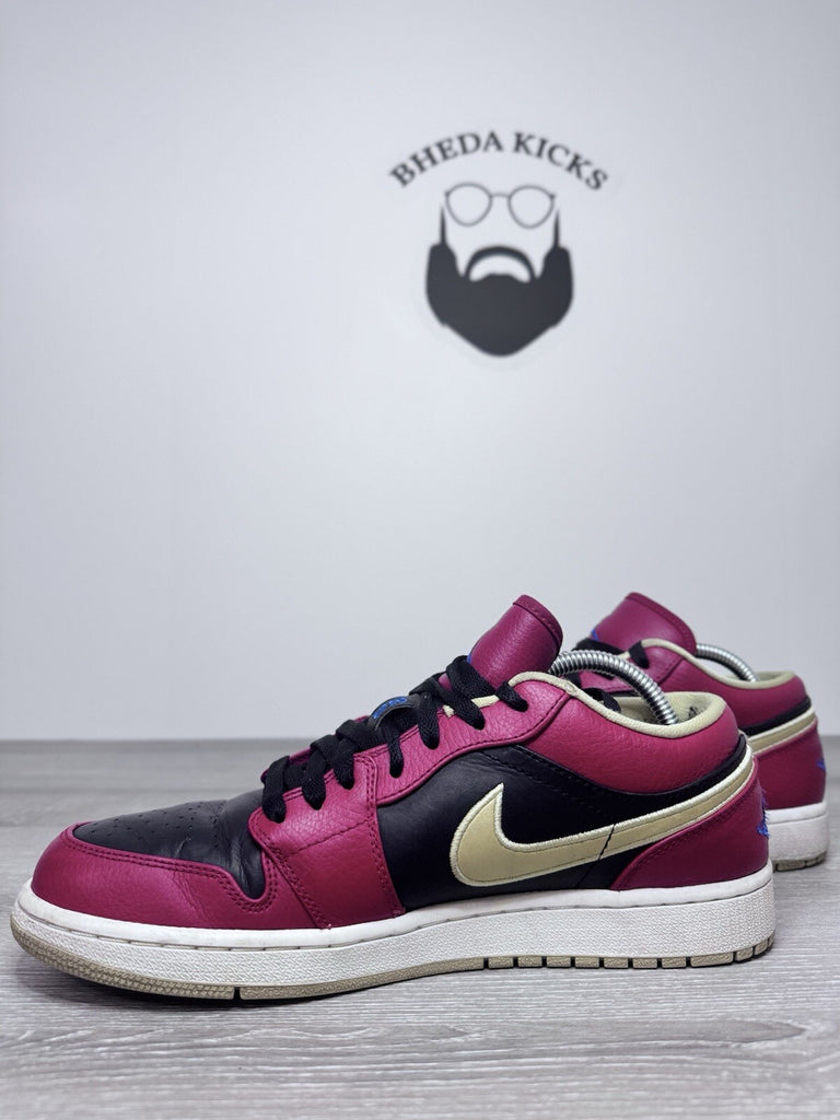 Size 9.5 - Nike Shoe Jordan 1 Retro Low Gym Red Gold Men’s 553558-613