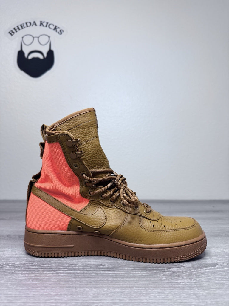 Size 8.5 - Nike SF AF1 Special Forces Air Force 903270-778 Desert Ochre Orange