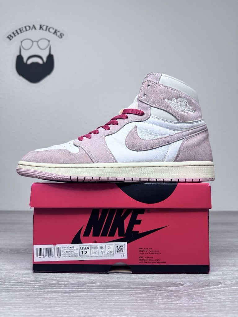 Size 12W/10.5M - Nike Air Jordan 1 Retro High OG Washed Pink FD2596-600