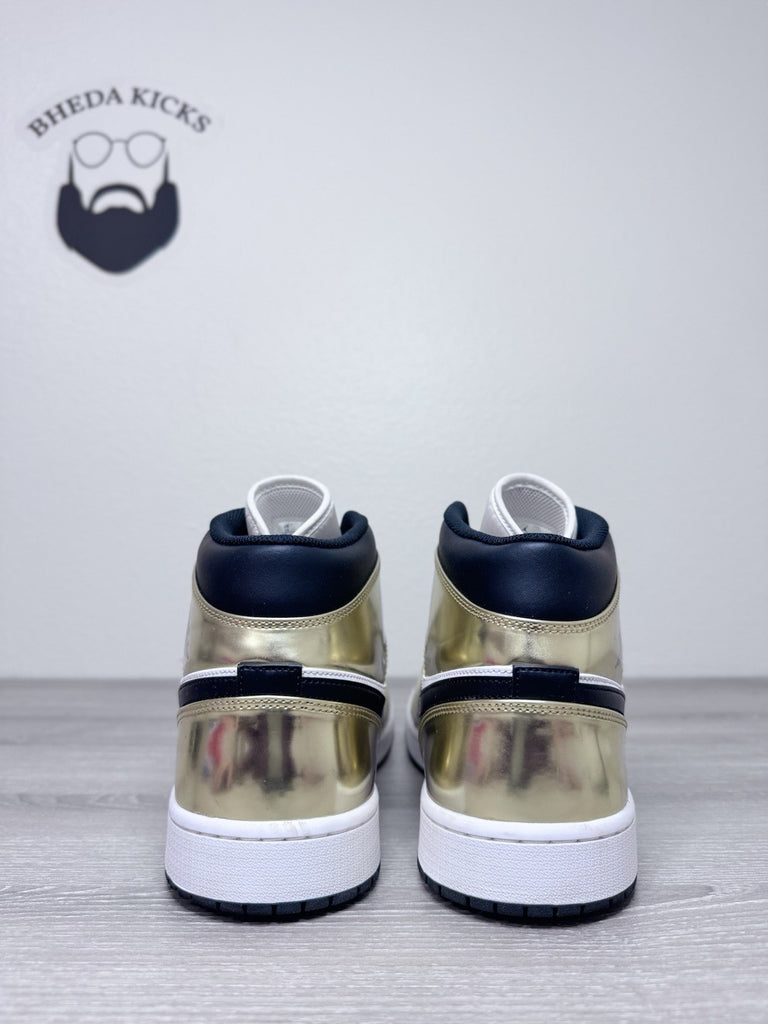 Size 16 - Jordan 1 Mid SE Metallic Gold 2020 DC1419-700 Preowned Authentic
