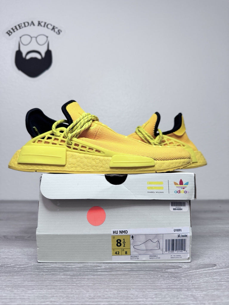 Size 8.5 - Adidas Pharrell x NMD Human Race Trail Blank Canvas World GY0091