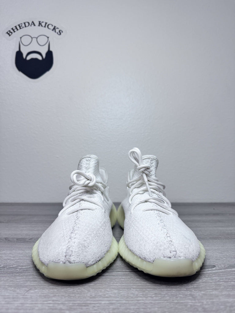 Size 12 - Adidas Yeezy 350 Boost V2 Cream Triple White 2017 CP9366 Preowned