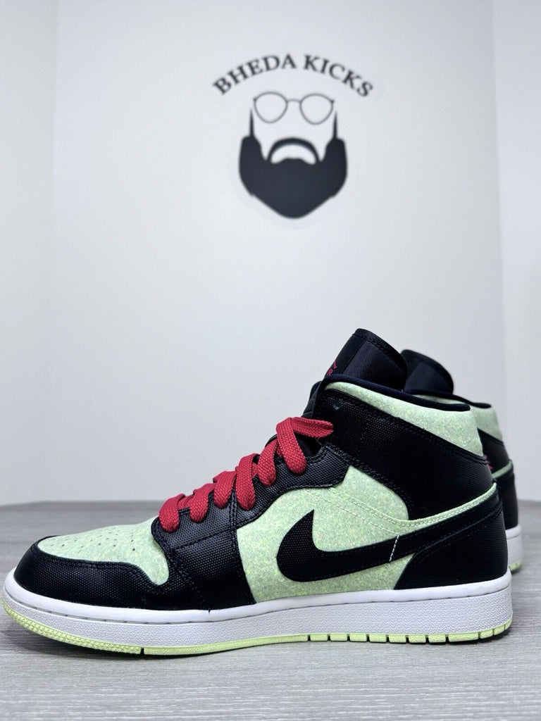 Size 11.5W (10 Men’s) - Air Jordan 1 Mid SE Black Barely Volt CV5276-003