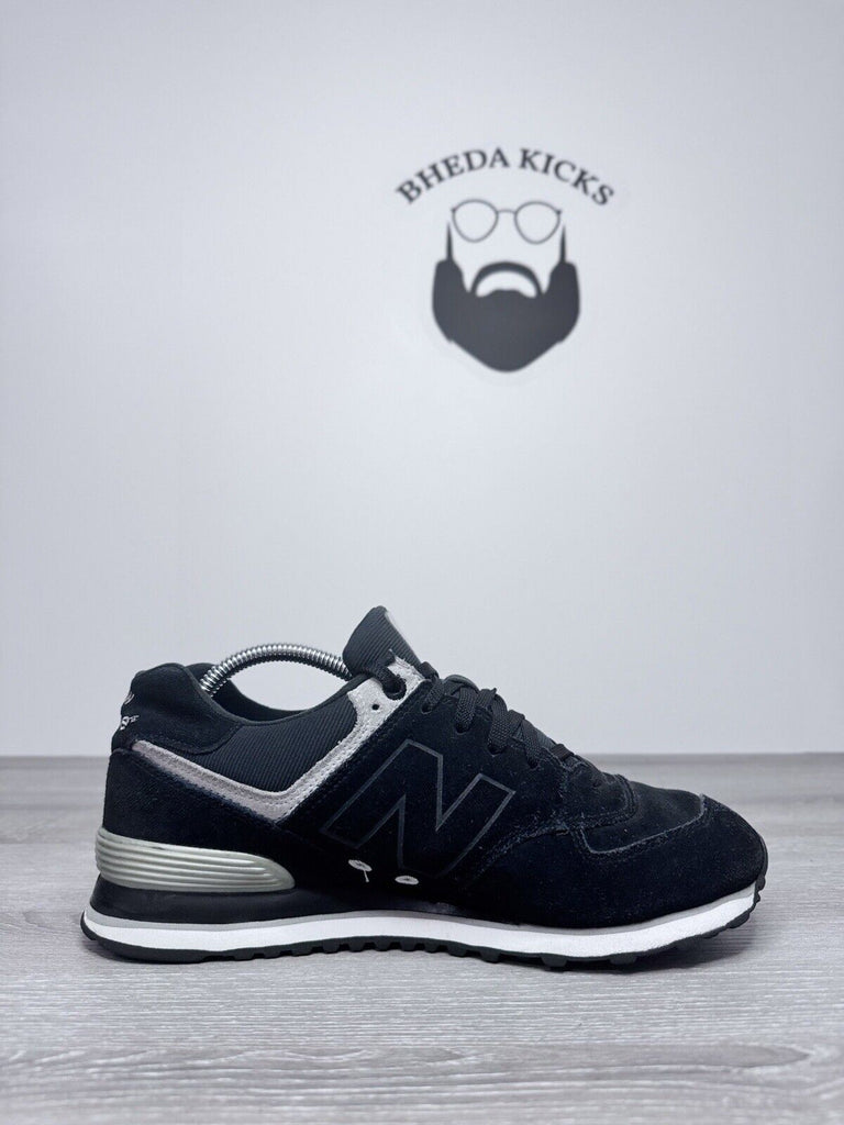 Size 9 Men’s - New Balance Ml574 Black White Grey ML574FRD Preowned Authentic