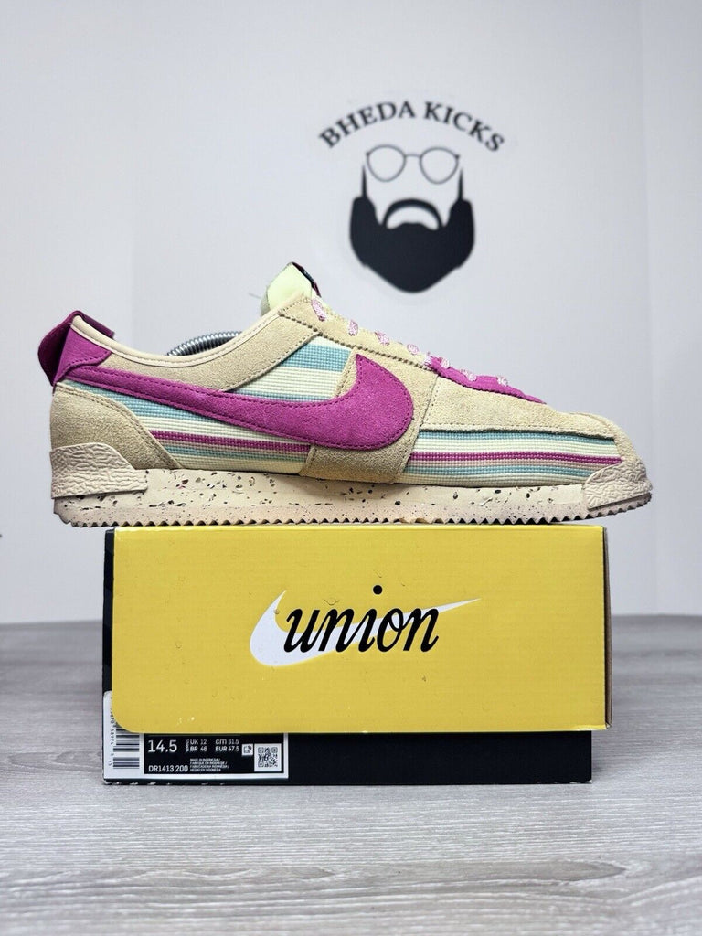 Size 13 - Nike Cortez Union SP Sesame Shoes DR1413-200 Men’s Og Preowned