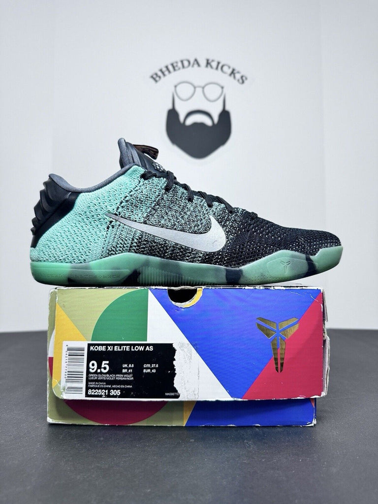 Nike Kobe 11 Elite Low All Star Northern Lights 822521-305 Men’s Size 9.5