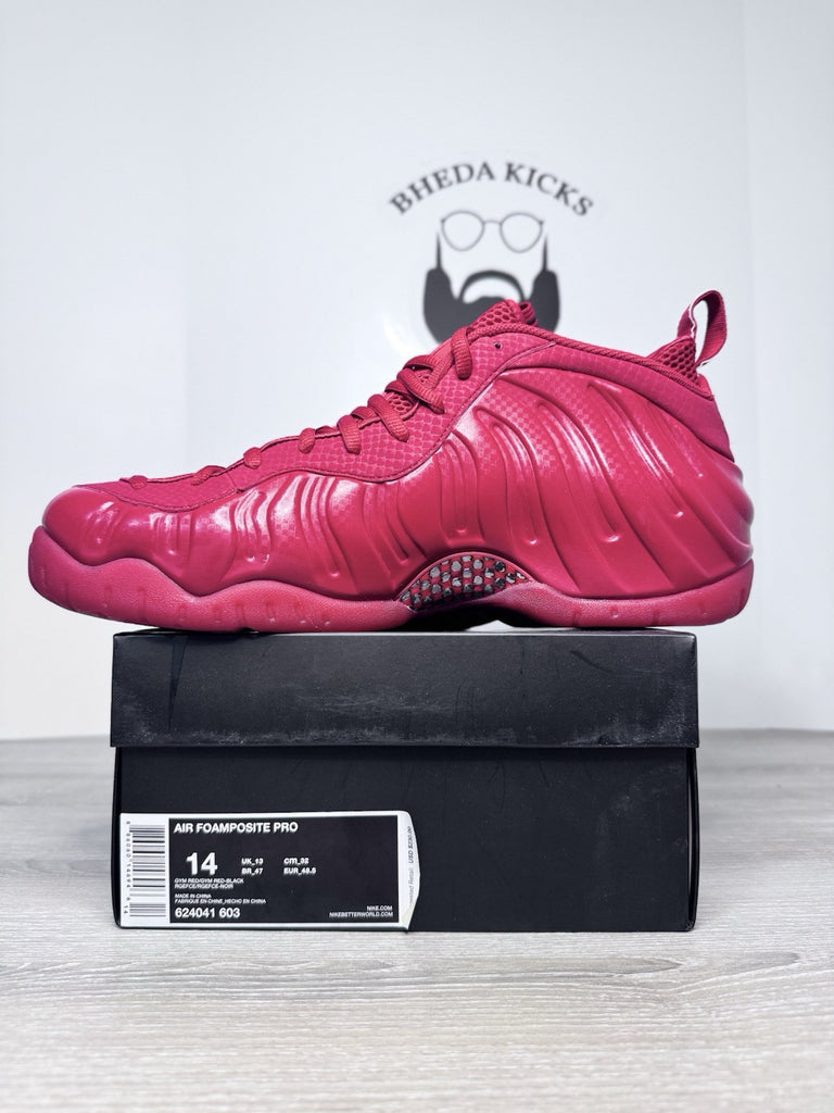 Size 14 - Nike Air Foamposite Pro Gym Red October Men’s 624041-603 NEW DS