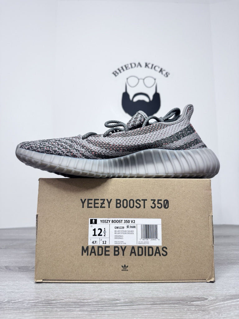 Size 12.5 - Adidas Yeezy Boost 350 V2 Low Beluga Reflective GW1229 NEW DS