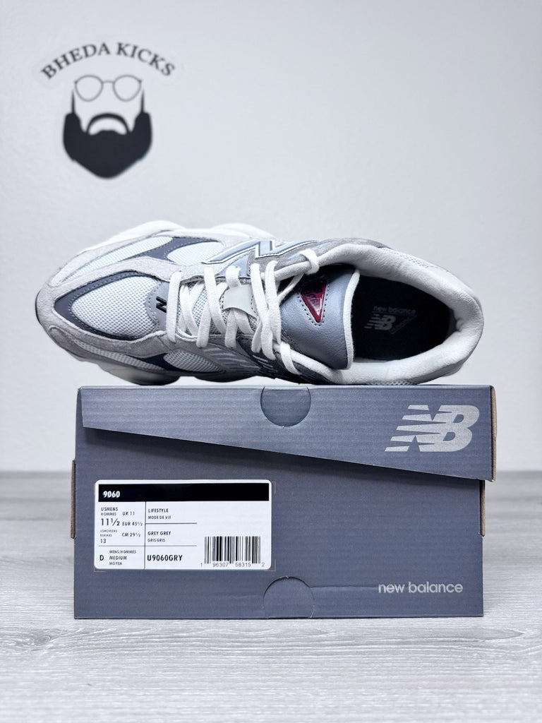 Size 11.5 - New Balance 9060 Rain Cloud Grey U9060GRY Men's Og WORN ONCE