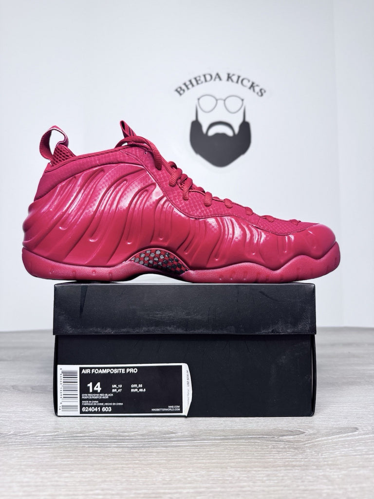 Size 14 - Nike Air Foamposite Pro Gym Red October Men’s 624041-603 NEW DS