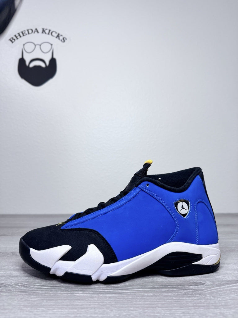 Size 10 - Jordan 14 Retro Laney 487471-407 Authentic Preowned Og