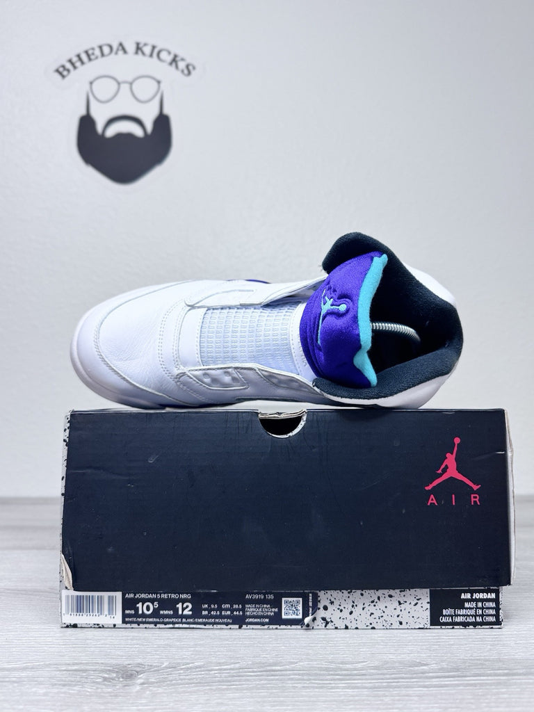 Size 10.5 - Nike Air Jordan 5 Retro Fresh Prince AV3919-135 OG Grape Preowned