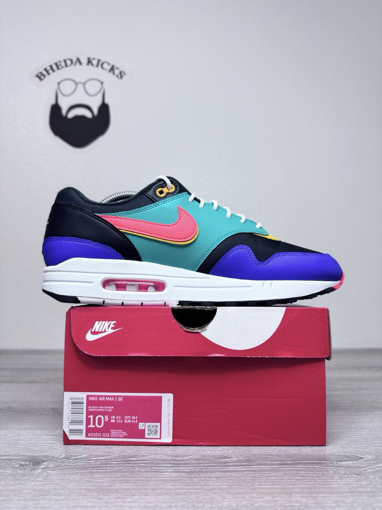 Size 10.5 - Nike Air Max 1 SE WindBreaker 2019 Running Shoe AO1021-023 Mens