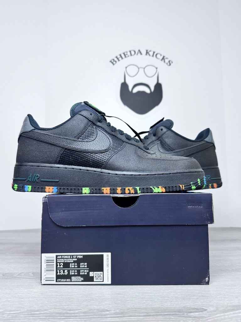 Size 12 - Nike Air Force 1 Low ALL FOR 1 NYC Parks 2019 CT1518-001 Black Splash