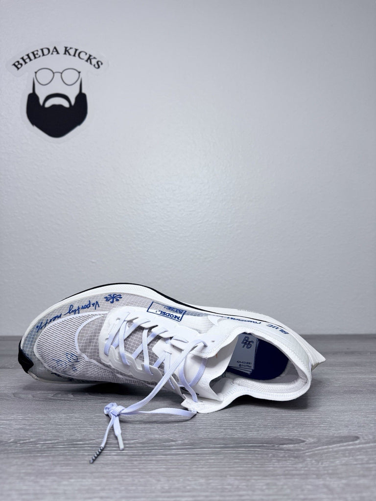 Size 15 - Nike Zoomx Vaporfly Next% Blue Ribbon Sports  White Royal CU4844-100