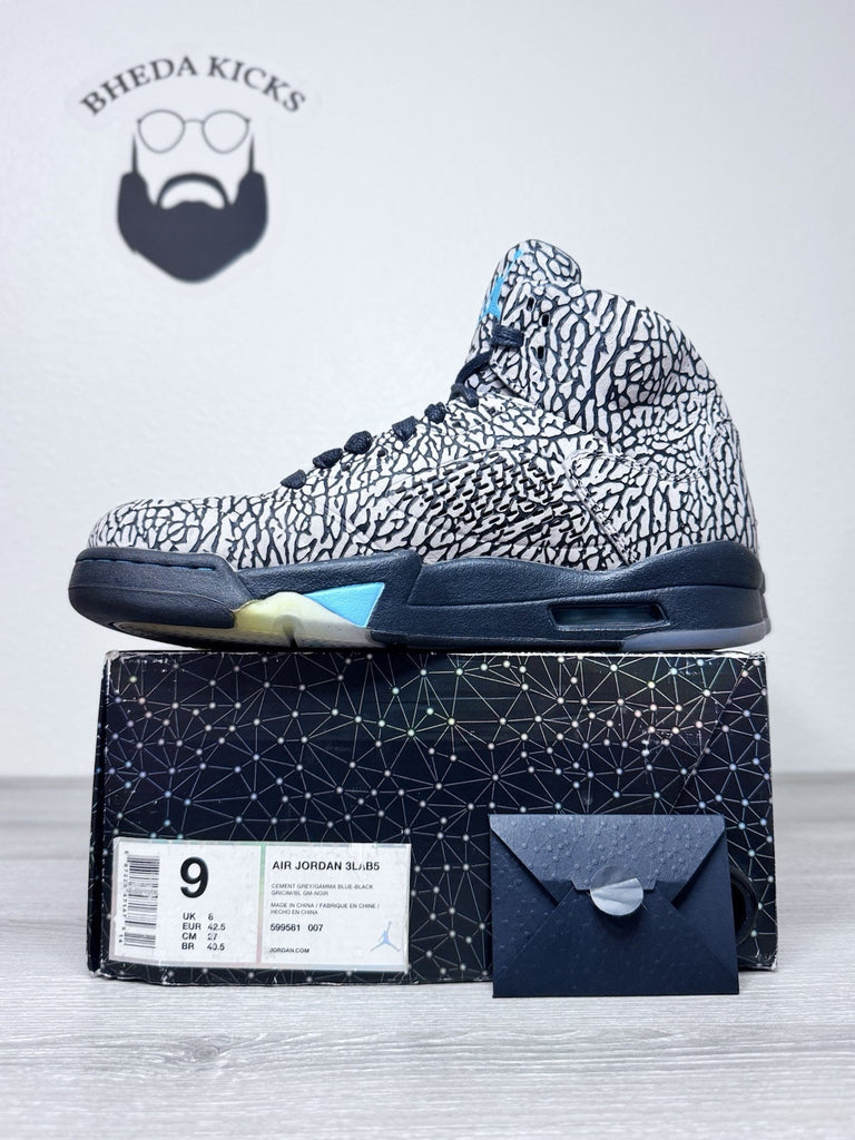 Size 9 - Jordan 5 Retro 3Lab5 2013 599581-007 Preowned Authentic