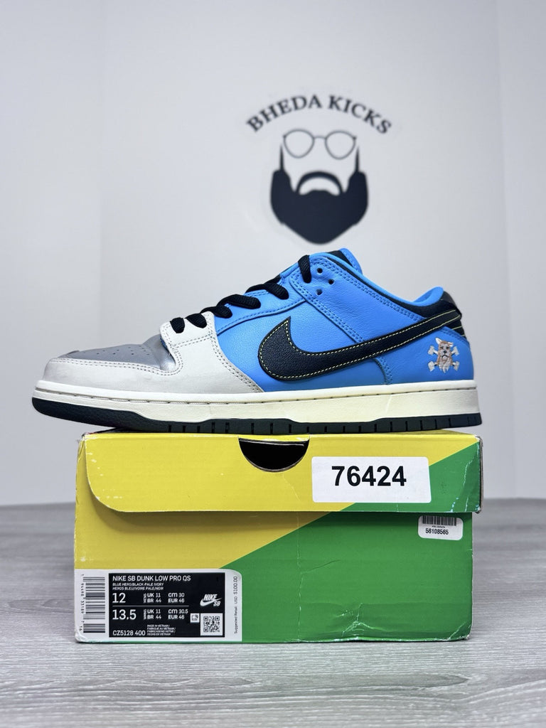 Size 12 - Instant Skateboards Nike SB Dunk Low CZ5128-400 Blue Hero Pale Ivory