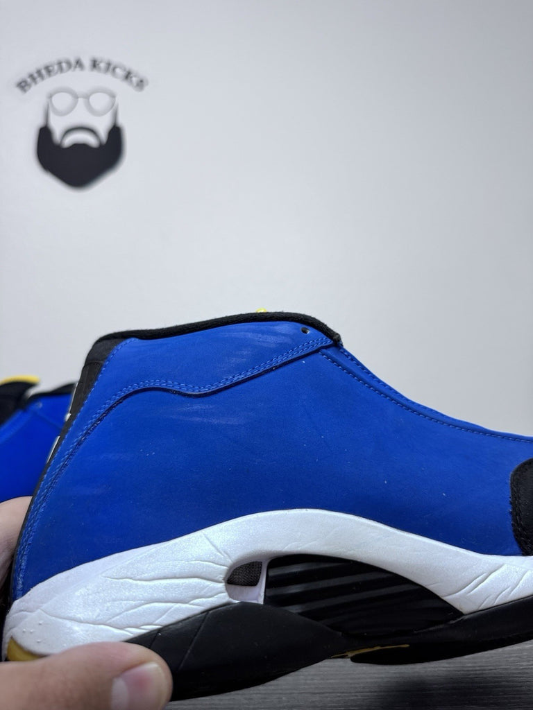 Size 10 - Jordan 14 Retro Laney 487471-407 Authentic Preowned Og