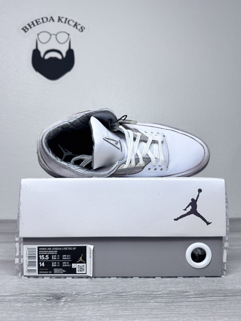 Size 14M/15.5W - Jordan 3 Retro SP A Ma Maniére (Women's) DH3434-110 NEW DS