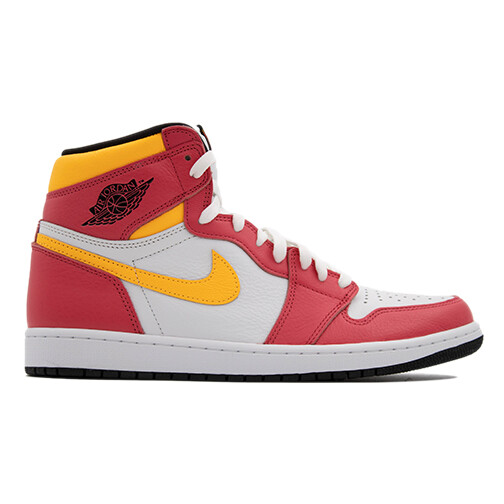 Size 14 - Air Jordan 1 Retro High OG "FUSION RED" 2021 555088-603 Preowned