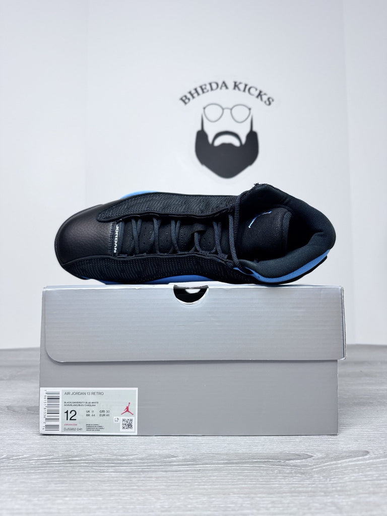 Size 12 - Jordan 13 Retro Mid Black University Blue Authentic DJ5982-041 NEW DS