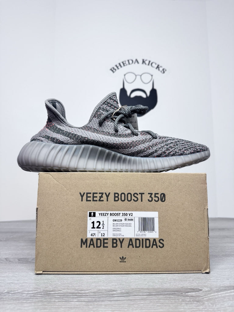 Size 12.5 - Adidas Yeezy Boost 350 V2 Low Beluga Reflective GW1229 NEW DS